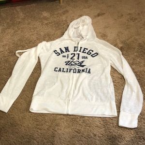 San Diego light weight hooded sweatshirt